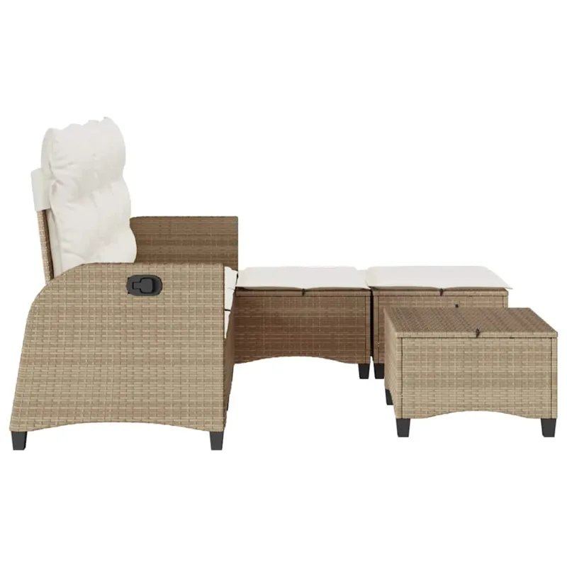 Sofakokonaisuus L-mallinen, 3 osaa, pehmusteilla, polyratasta