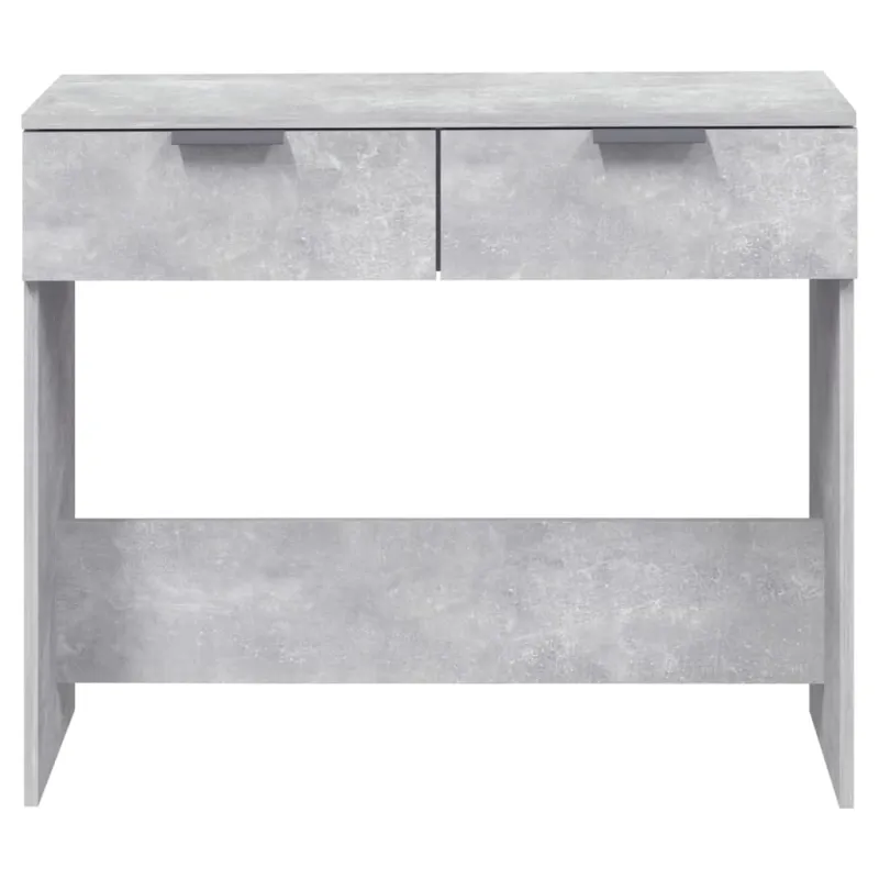 Konsolinis staliukas, betono pilkas, 90x36x75cm, mediena