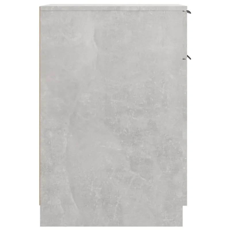 Rašomojo stalo spintelė, pilka, 33,5x50x75cm, apdirbta mediena