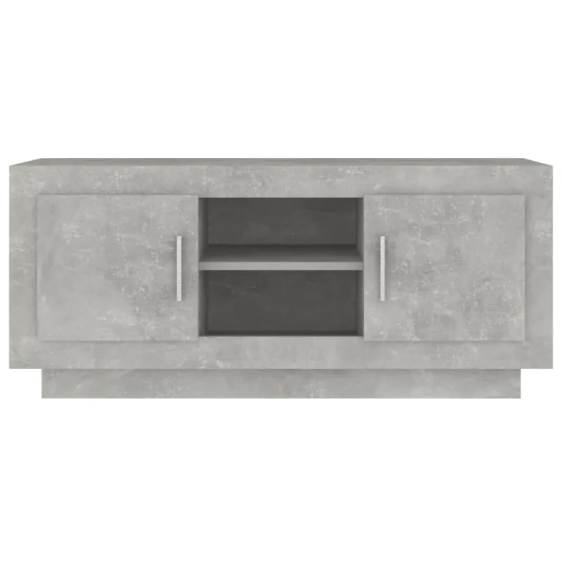Televizoriaus spintelė, betono pilka, 102x35x45cm, mediena