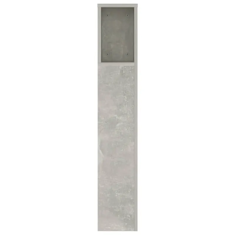 Galvūgalis-spintelė, betono pilkos spalvos, 140x18,5x104,5cm