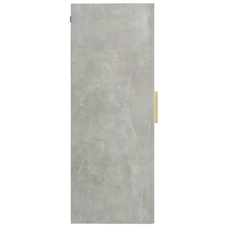 Pakabinama sieninė spintelė, betono pilka, 69,5x34x90cm