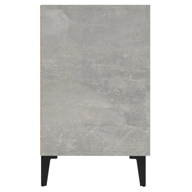 Šoninė spintelė, betono pilka, 100x36x60cm, apdirbta mediena