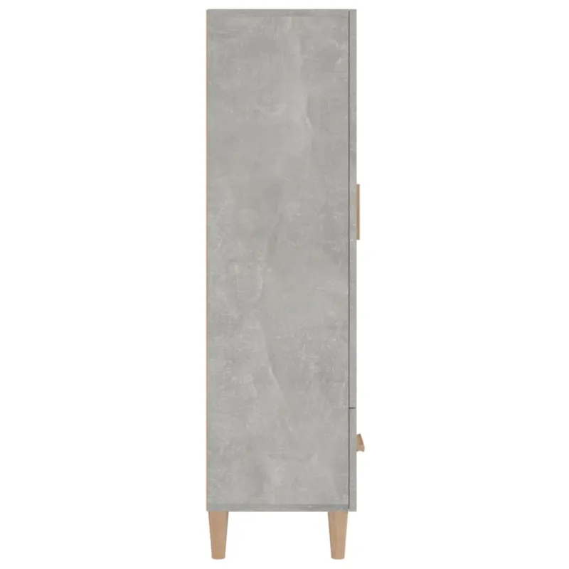 Komoda, betono pilkos spalvos, 70x31x115cm, apdirbta mediena
