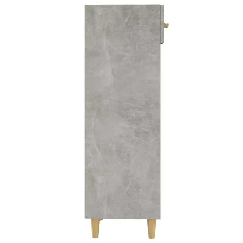 Spintelė batams, betono pilka, 30x35x105cm, apdirbta mediena
