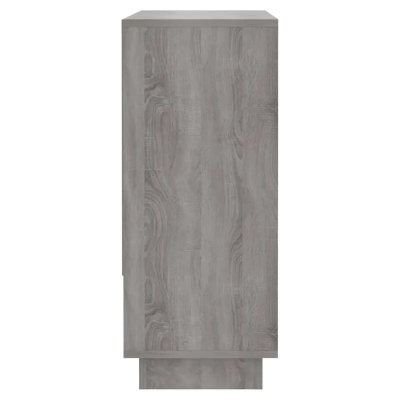 Šoninė spintelė, pilka ąžuolo, 97x31x75cm, apdirbta mediena