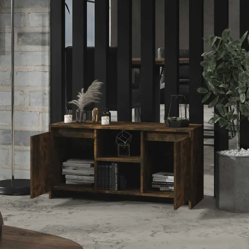 Televizoriaus spintelė, dūminė, 102x37,5x52,5cm, mediena
