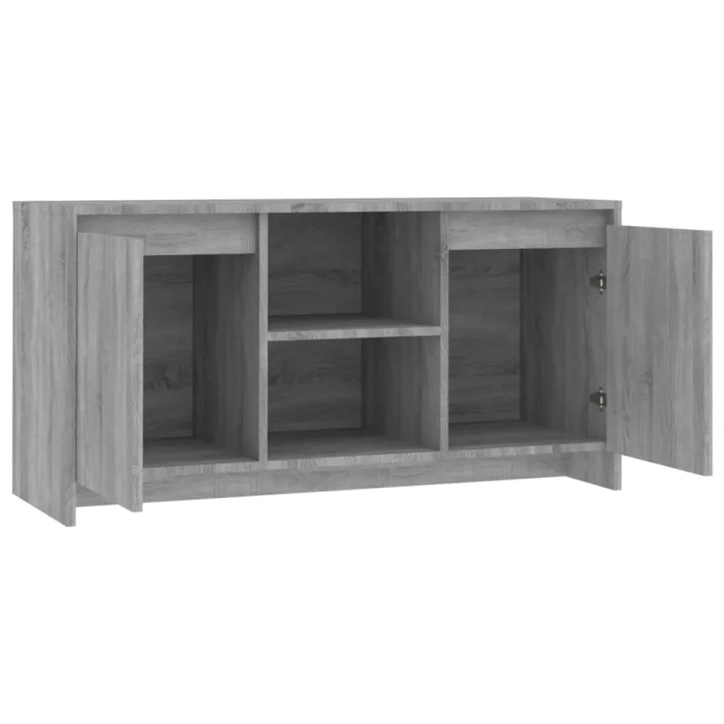 Televizoriaus spintelė, pilka ąžuolo, 102x37,5x52,5cm, mediena