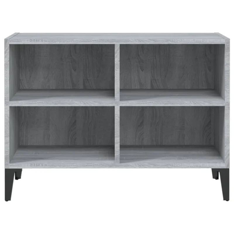 TV spintelė su metalinėmis kojelėmis, pilka, 69,5x30x50cm