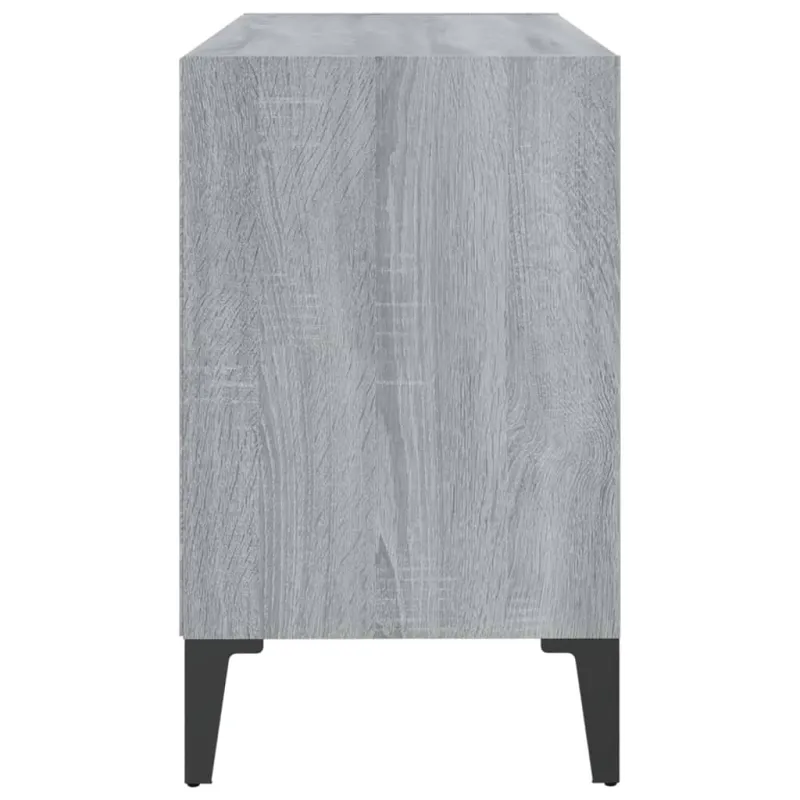 TV spintelė su metalinėmis kojelėmis, pilka, 69,5x30x50cm