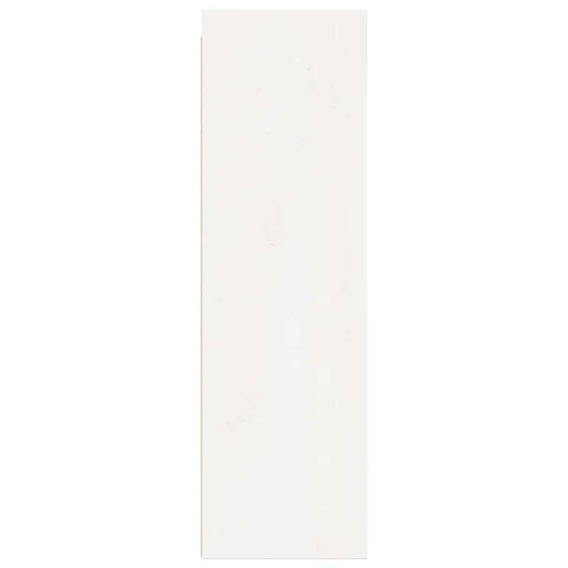 Sieninės spintelės, 2vnt., baltos, 30x30x100cm, pušies masyvas