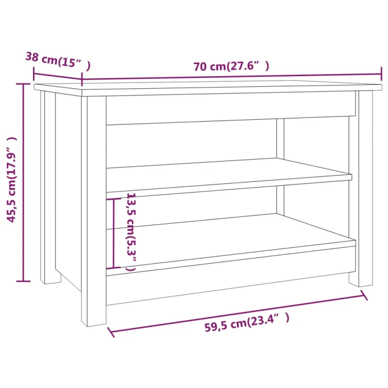 Suoliukas batams, medaus ruda, 70x38x45,5cm, pušies masyvas
