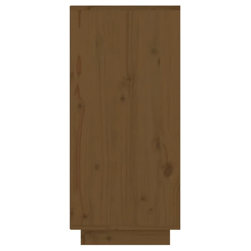Konsolinė spintelė, medaus ruda, 60x34x75cm, pušies masyvas