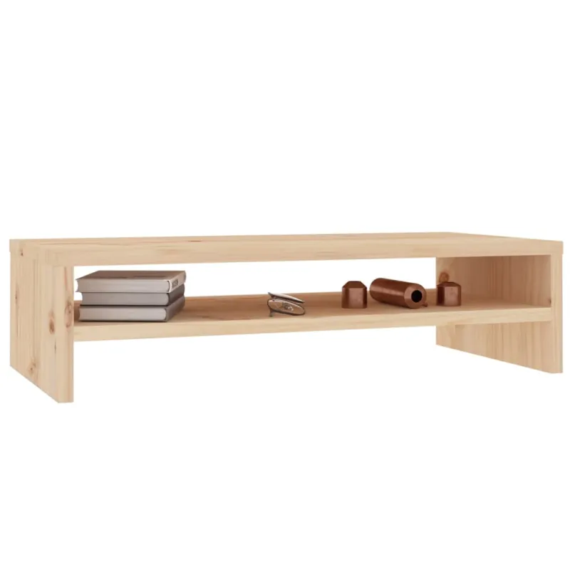 Monitoriaus stovas, 50x24x13cm, pušies medienos masyvas