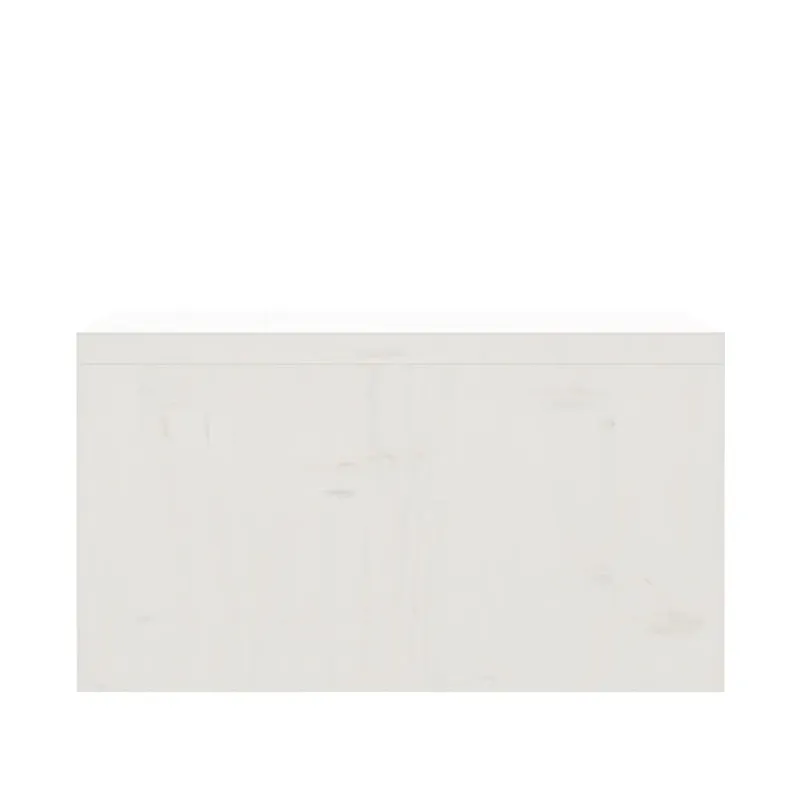 Monitoriaus stovas, baltas, 50x27x15cm, pušies medienos masyvas