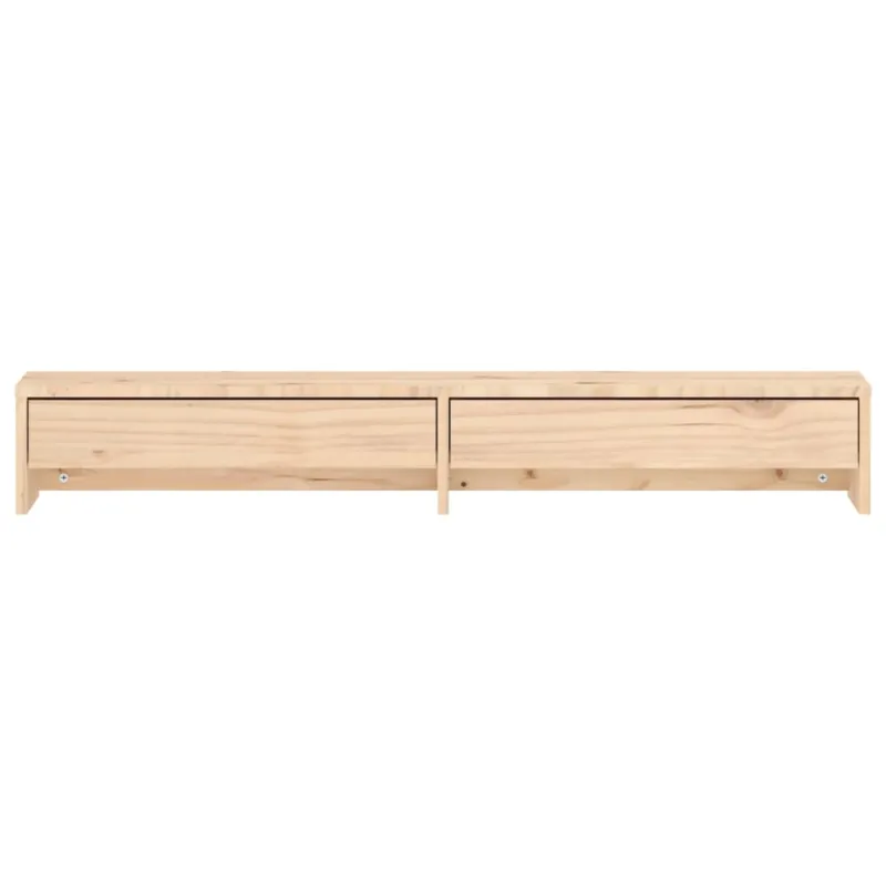 Monitoriaus stovas, 100x27x15cm, pušies medienos masyvas