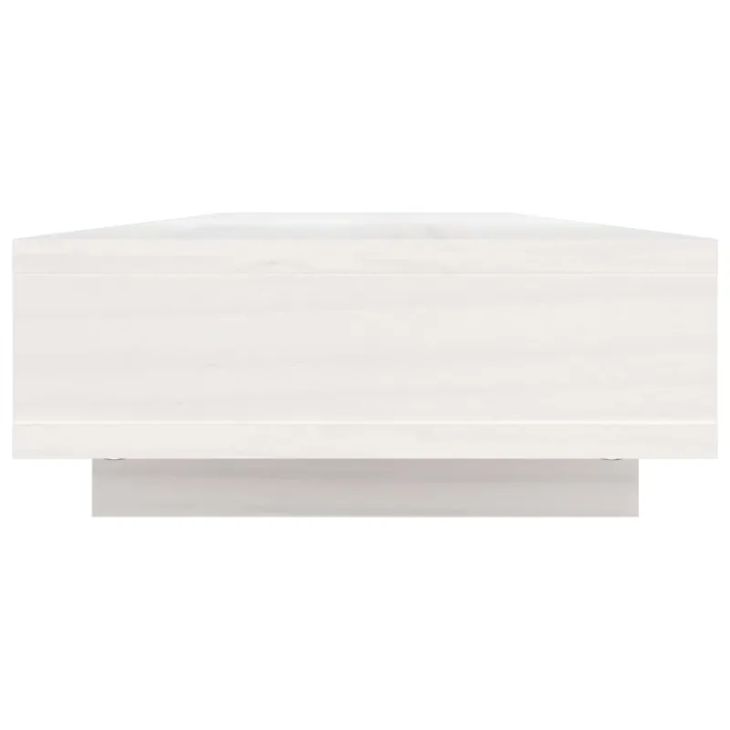 Monitoriaus stovas, baltas, 100x27x14cm, pušies masyvas