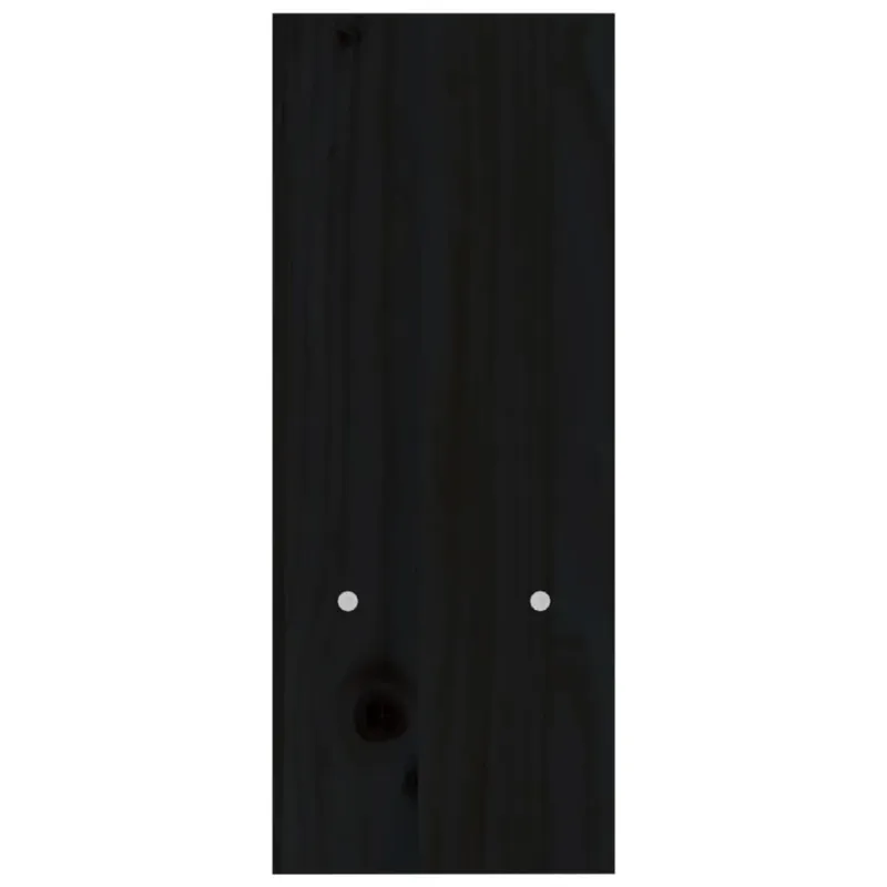 Monitoriaus stovas, juodas, (39–72)x17x43cm, pušies masyvas