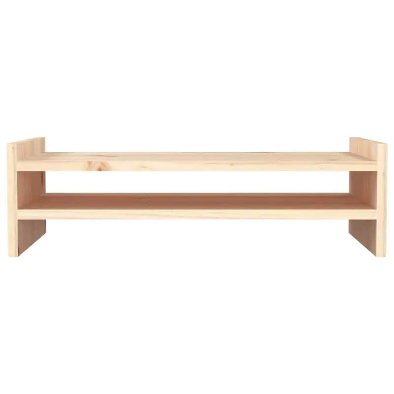 Monitoriaus stovas, 50x27x15cm, pušies medienos masyvas