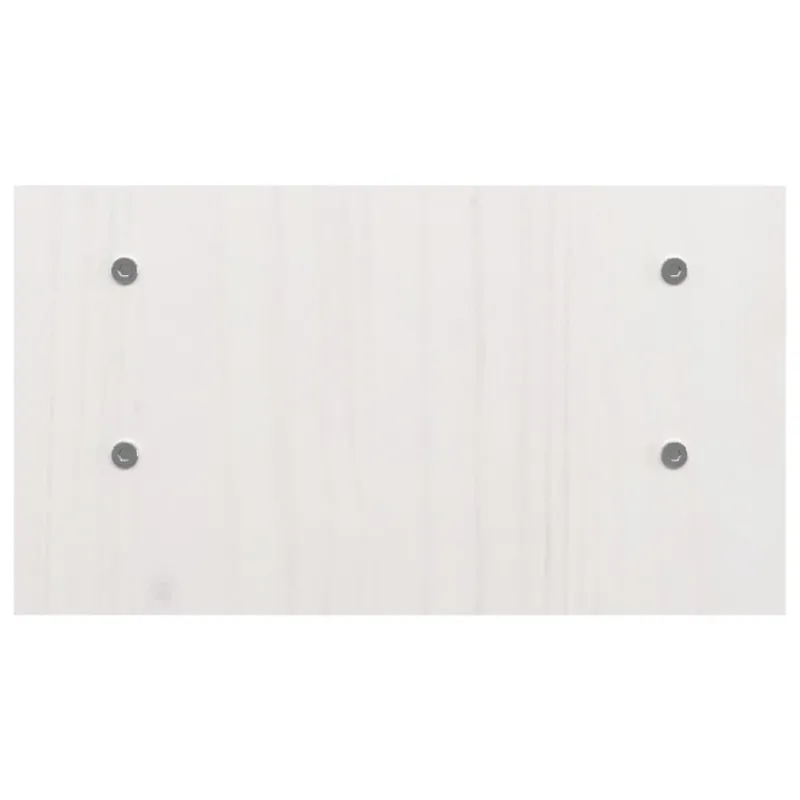 Monitoriaus stovas, baltas, 50x27x15cm, pušies medienos masyvas