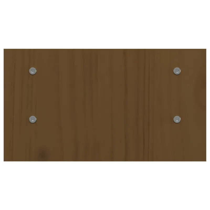 Monitoriaus stovas, medaus rudas, 50x27x15cm, pušies masyvas