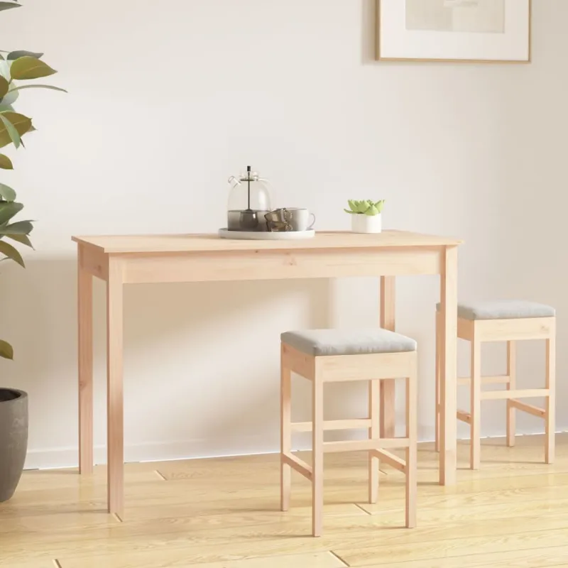 Valgomojo stalas, 110x55x75cm, pušies medienos masyvas