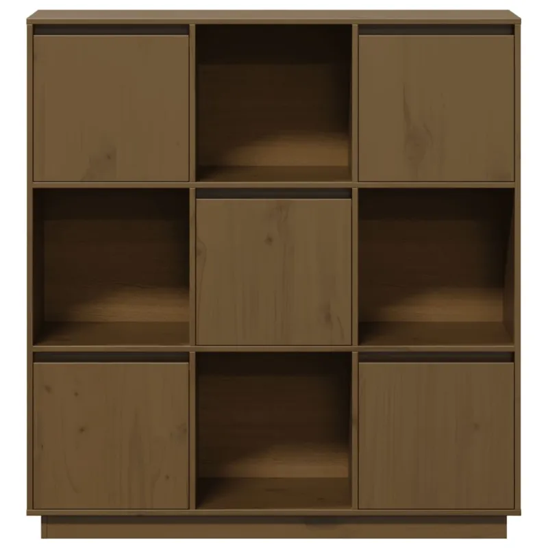 Komoda, medaus ruda, 110,5x35x117cm, pušies medienos masyvas