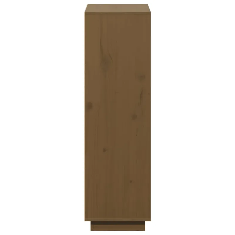 Komoda, medaus ruda, 110,5x35x117cm, pušies medienos masyvas