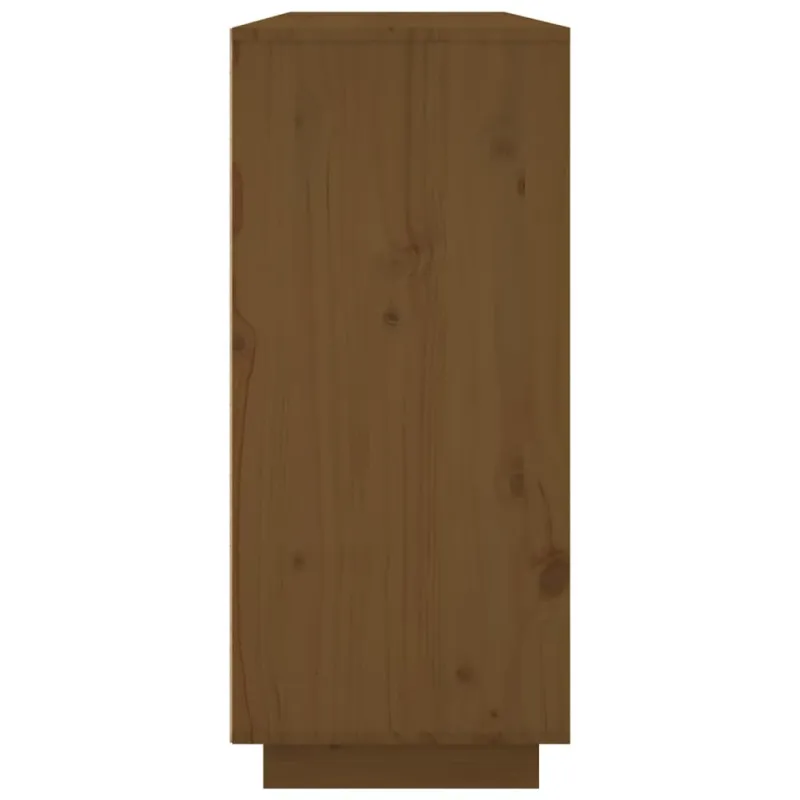 Šoninė spintelė, medaus ruda, 120x35x80cm, pušies masyvas
