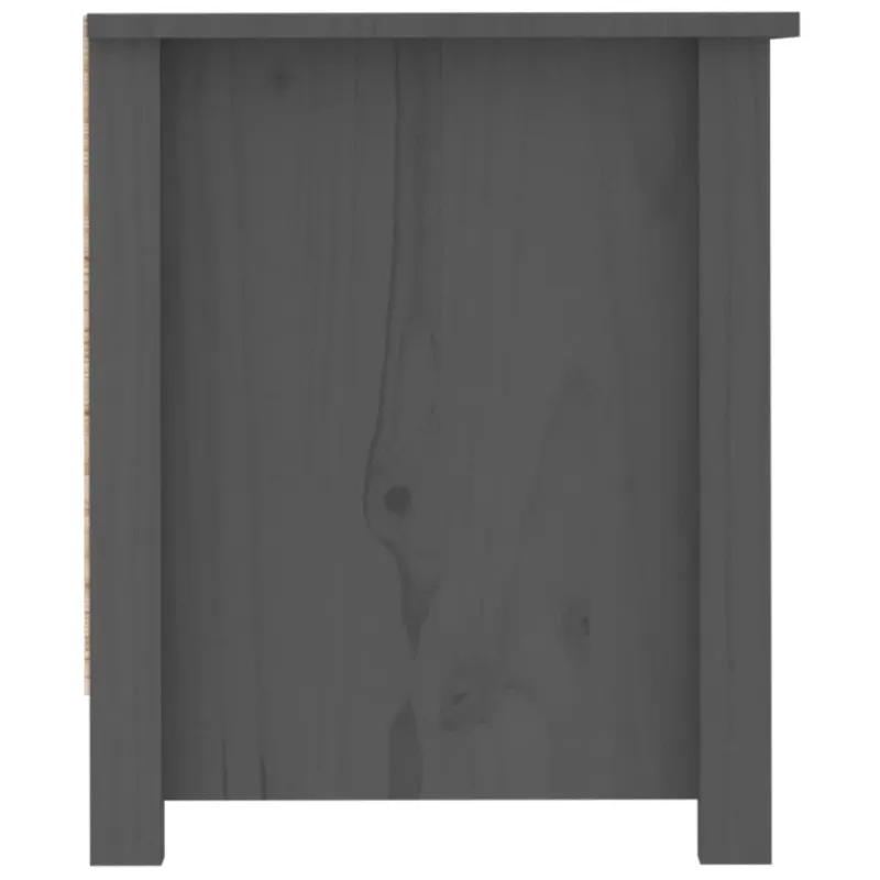 Spintelė batams, pilka, 110x38x45,5cm, pušies medienos masyvas