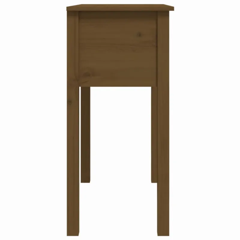 Konsolinis staliukas, medaus rudas, 70x35x75cm, pušies masyvas
