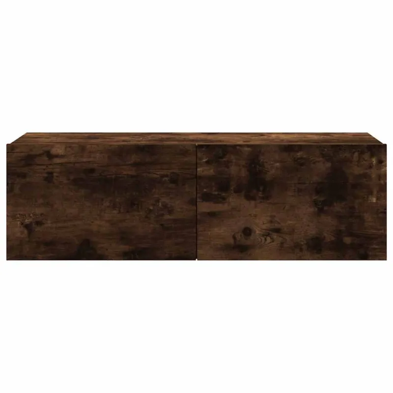 Sieninė televizoriaus spintelė, ąžuolo, 100x30x30 cm, mediena
