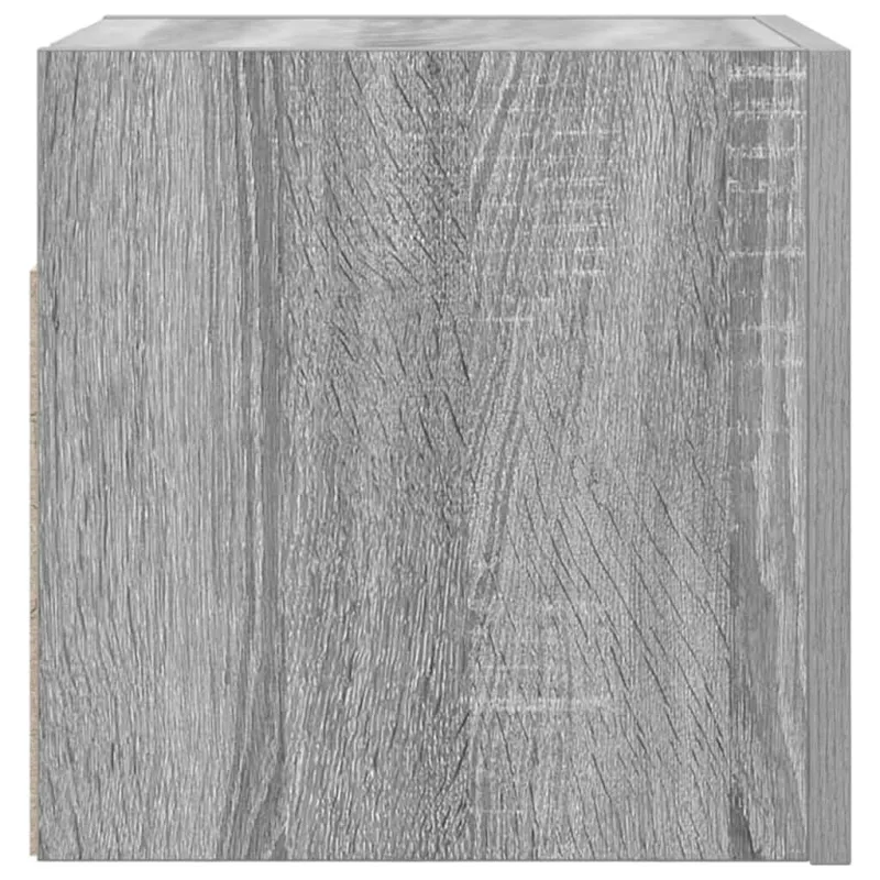 Sieninės televizoriaus spintelės, 4vnt., pilkos, 30,5x30x30cm
