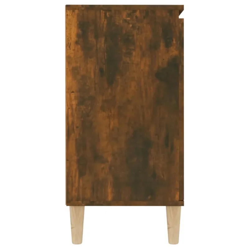Šoninė spintelė, dūminio ąžuolo, 101x35x70cm, apdirbta mediena