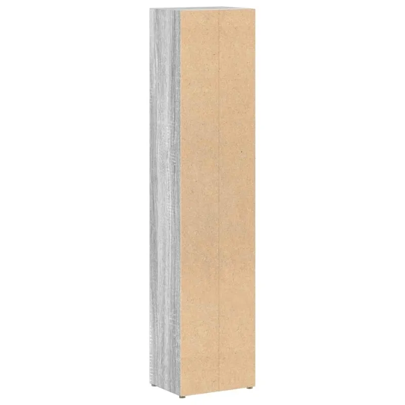 Spintelės diskams, 2vnt., pilkos ąžuolo, 21x16x93,5cm, mediena