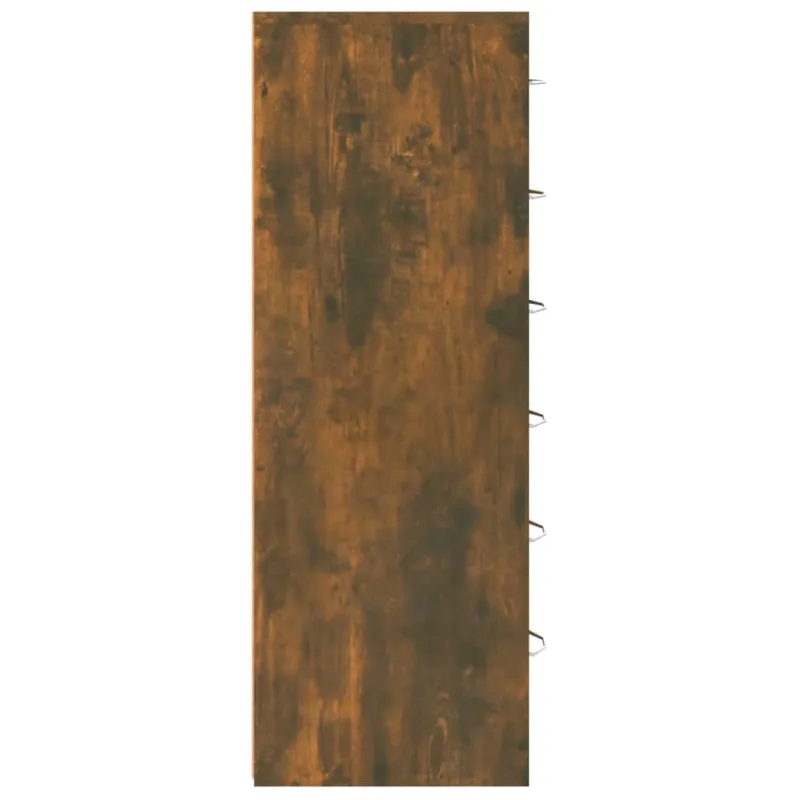 Šoninė spintelė su 6 stalčiais, ąžuolo, 50x34x96cm, mediena