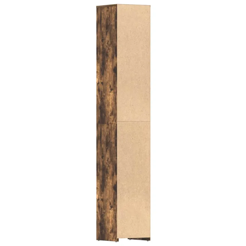 Vonios spintelė, dūminio ąžuolo, 30x30x183,5cm, mediena
