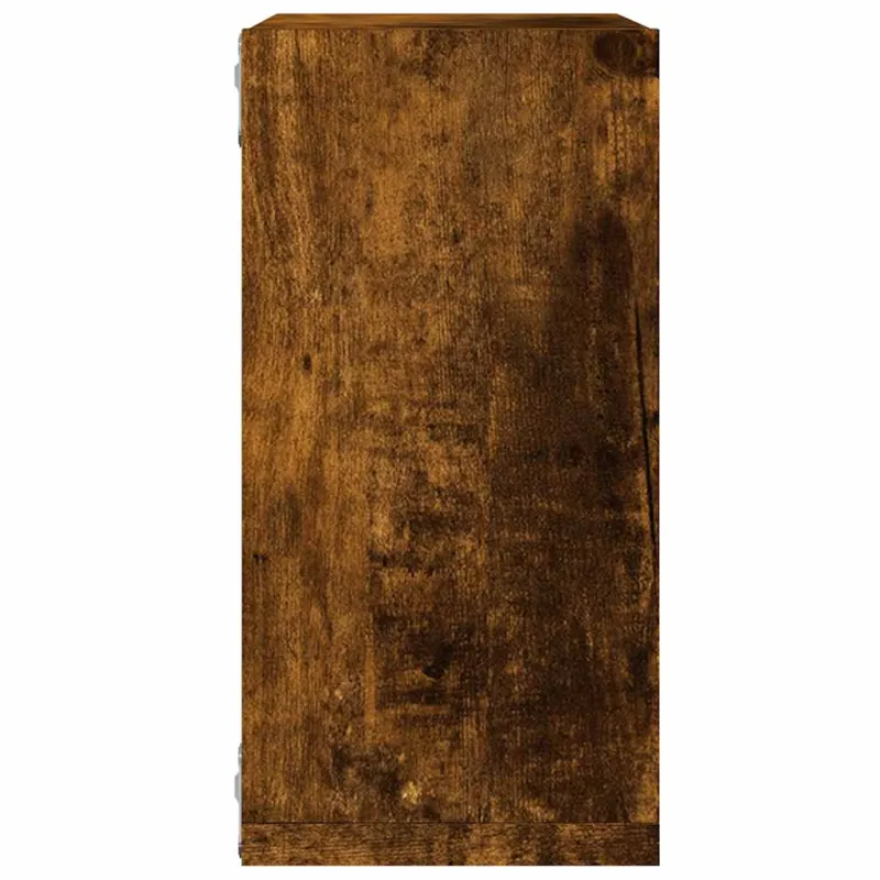Wall Cube lentynos 4 vnt Rūkytas ąžuolas 30x15x30 cm