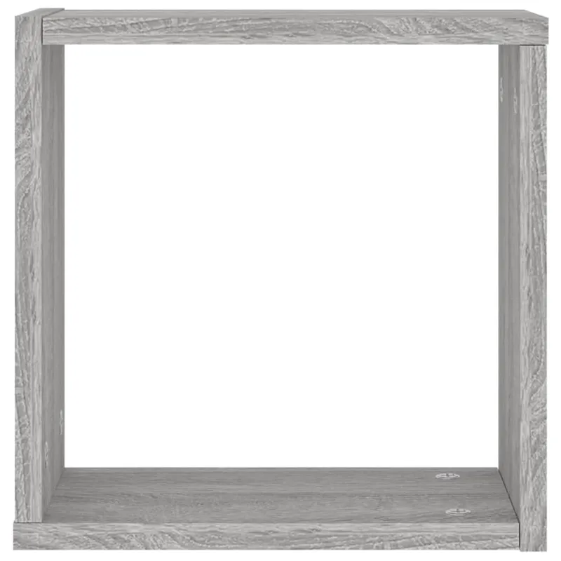 Wall Cube lentynos 6 vnt Pilka Sonoma 30x15x30 cm