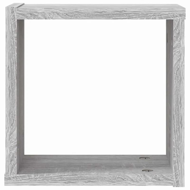 Sieninės lentynos 4 pcs Pilkas Sonoma 26 x 15 x 26 cm