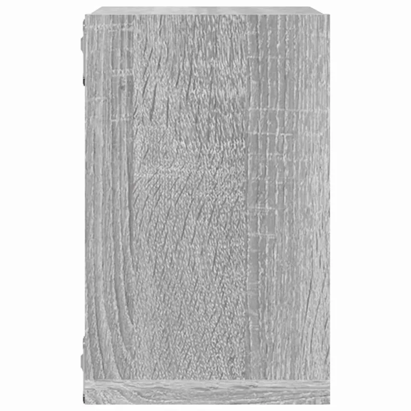 Sieninės lentynos 4 pcs Pilkas Sonoma 26 x 15 x 26 cm