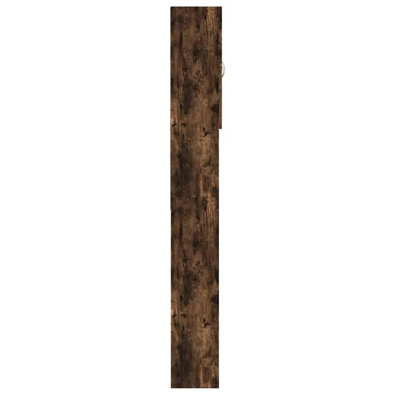 Skalbimo mašinos spintelė, dūminio ąžuolo, 64x25,5x190cm