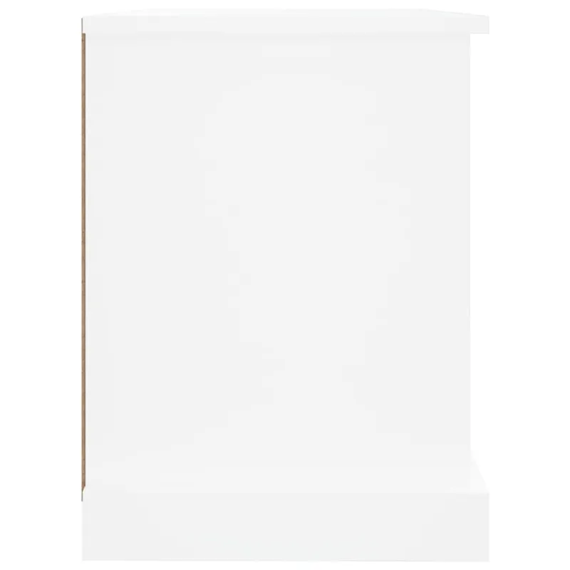 Televizoriaus spintelė, balta, 73x35,5x47,5cm, apdirbta mediena