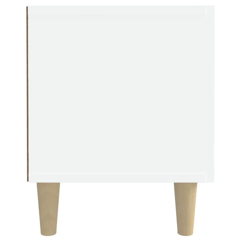 TV spintelė, balta, 180x31,5x40 cm, inžinerinė mediena