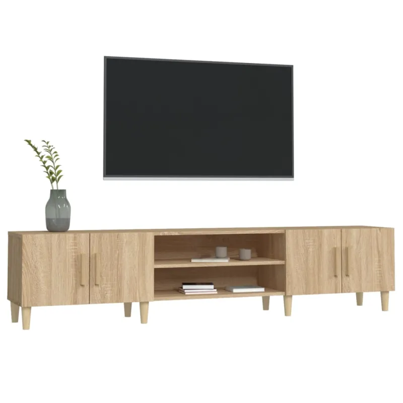 TV spintelė, sonoma ąžuolo spalvos, 180x31,5x40cm, inžinerinė mediena