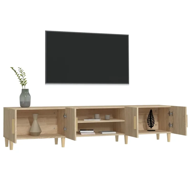 TV spintelė, sonoma ąžuolo spalvos, 180x31,5x40cm, inžinerinė mediena