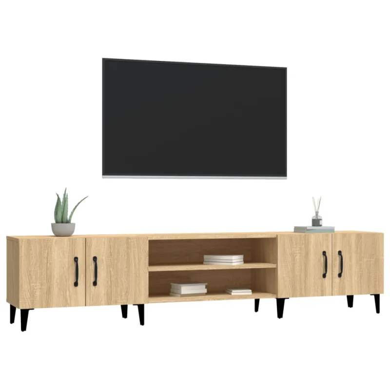 TV spintelė, sonoma ąžuolo spalvos, 180x31,5x40cm, inžinerinė mediena