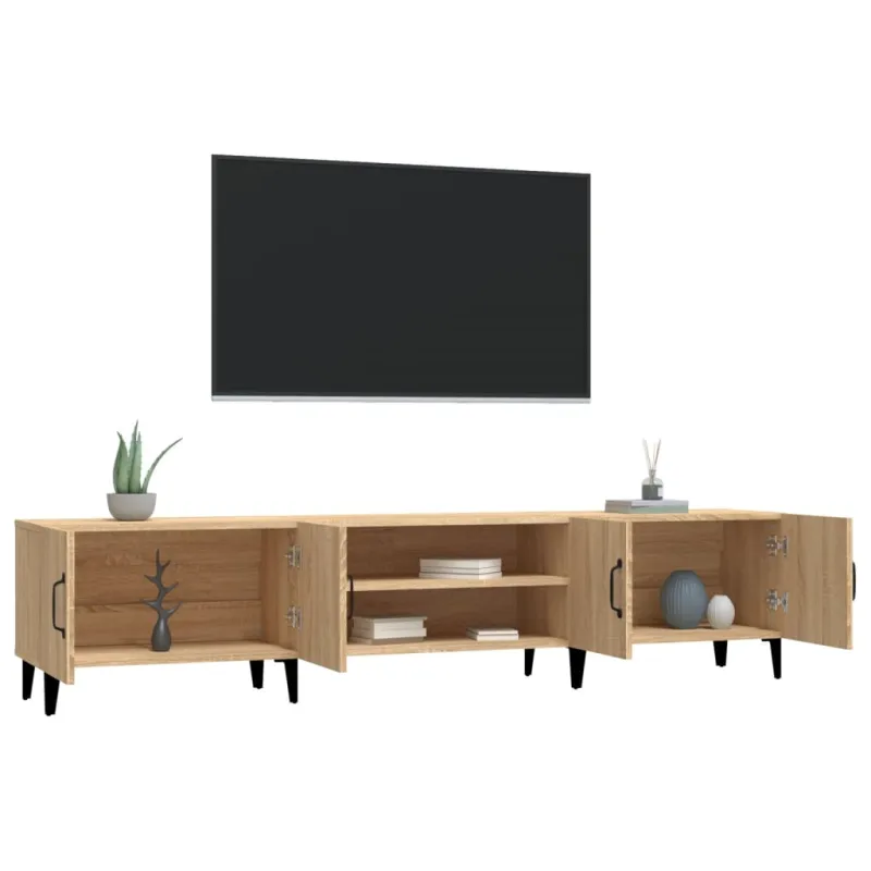 TV spintelė, sonoma ąžuolo spalvos, 180x31,5x40cm, inžinerinė mediena