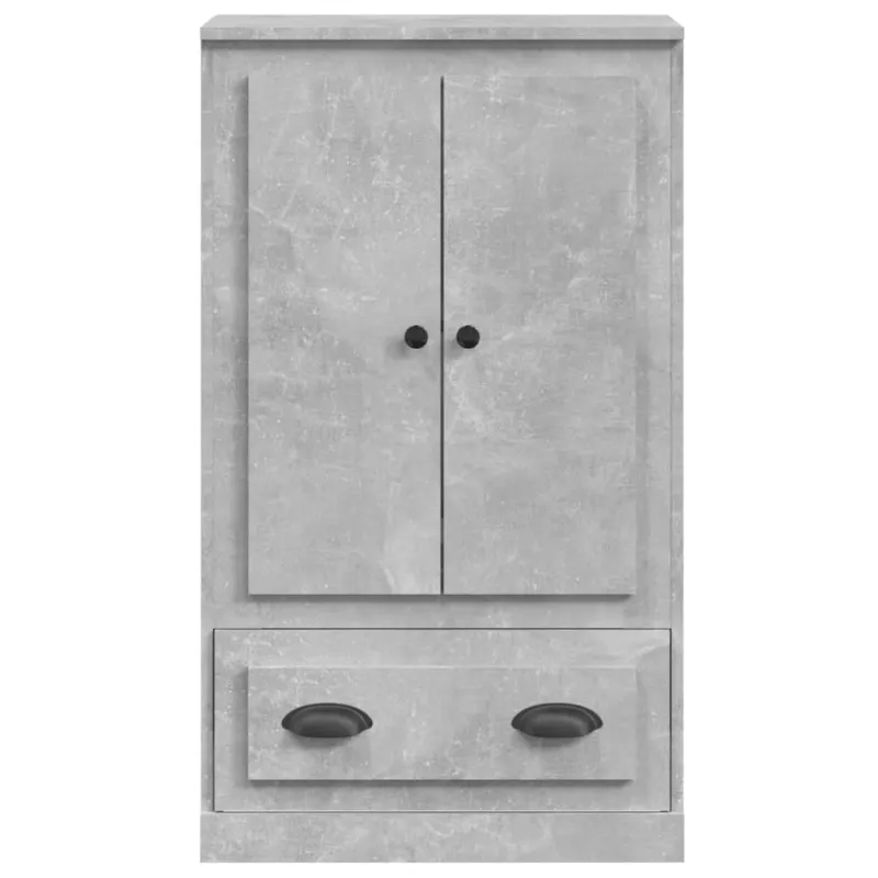 Komoda, betono pilka, 60x35,5x103,5cm, apdirbta mediena