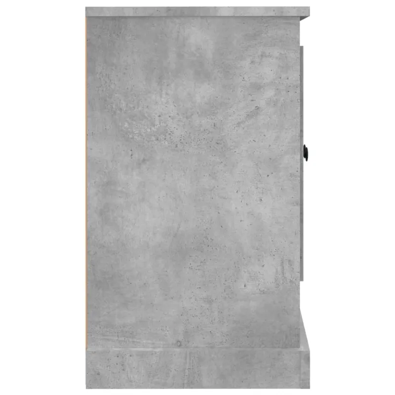 Šoninė spintelė, betono pilka, 100x35,5x60cm, apdirbta mediena